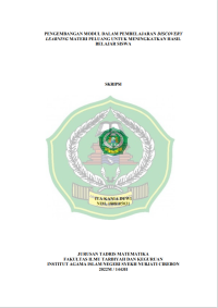 Pengembangan Modul Dalam Pembelajaran Discovery Learning Materi Peluang Untuk Meningkatkan Hasil Belajar Siswa