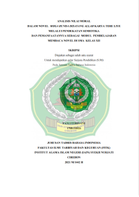 Analisis Nilai Moral Dalam Novel Moga Bunda Disayang Allah Karya Tere Liye Melalui Pendekatan Semiotika dan Pemanfaatannya Sebagai Modul Pembelajaran Membaca Novel Di SMA Kelas XII
