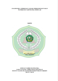 Analisis Hill Cipher Dan Caesar Cipher Menggunakan Matriks Dan Aritmatika Modular