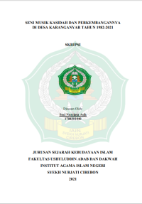 Image of Seni musik kasidah dan perkembangannya di desa karanganyar tahun 1982-2021